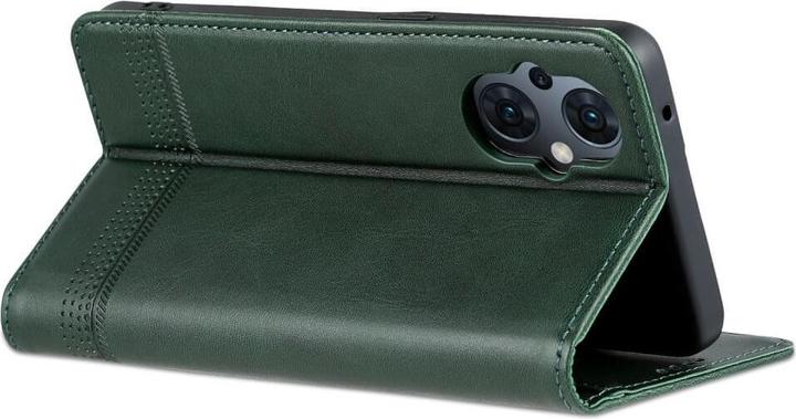 Image du produit Cover-Discount OPPO Reno8 Lite - Stand Flip Case Housse verte (Oppo Reno8 Lite)
