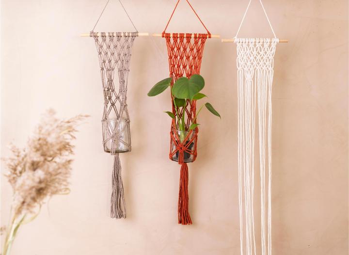 Image du produit Creativ Company Kit de bricolage Mini Macramé suspension de fleurs