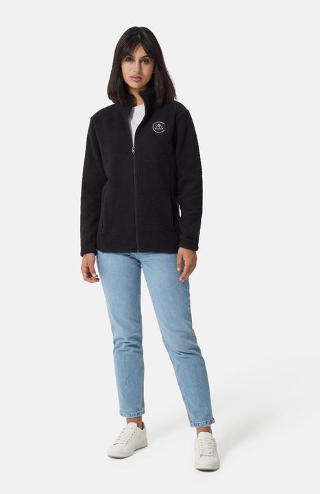 Image du produit Cash-Mere Retro-Fleece-Jacke aus recyceltem Polyester (S)