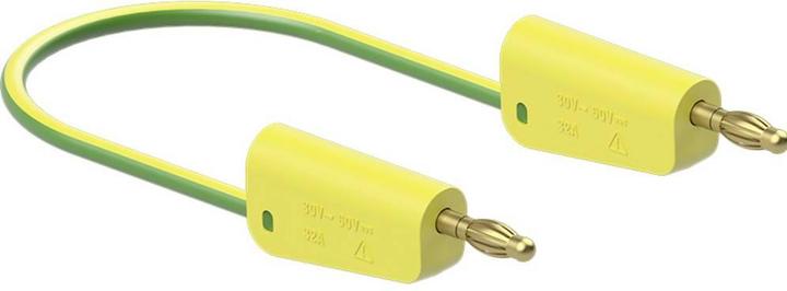 Produktbild Stäubli LK-4A-F25 Messleitung ( - ) 100 cm Gelb, Grün 1 St.