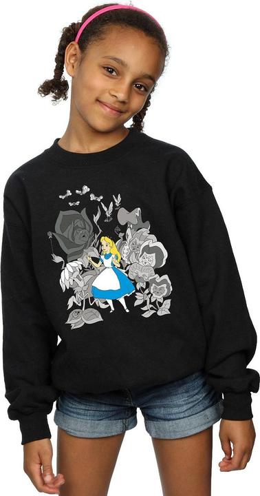 Produktbild Disney Mädchen Alice im Wunderland Blumen Sweatshirt (116)