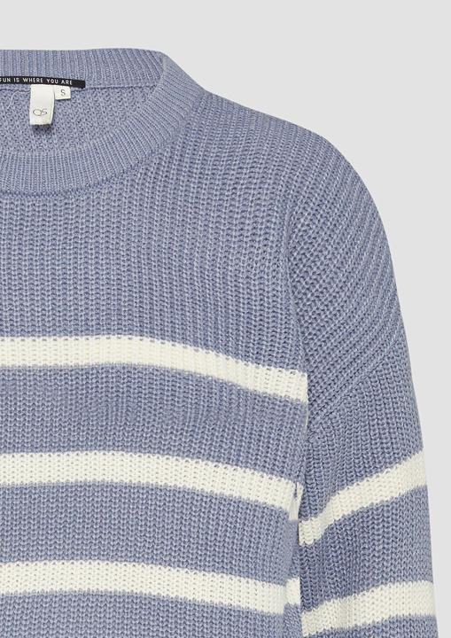Actual product image S.Oliver Strickpullover Verkürzter Pullover mit Raglanärmeln (XL)