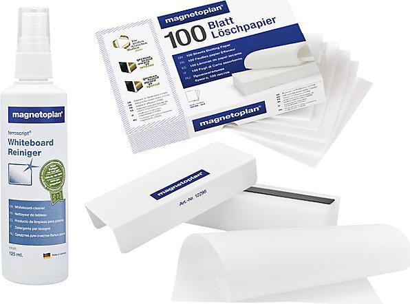 Actual product image Magnetoplan Whiteboard cleaning set