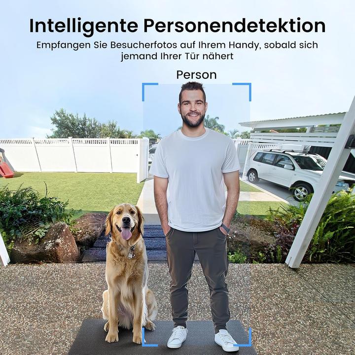 Produktbild Aosu 2K HD Video-Türklingel mit Kamera und Gong