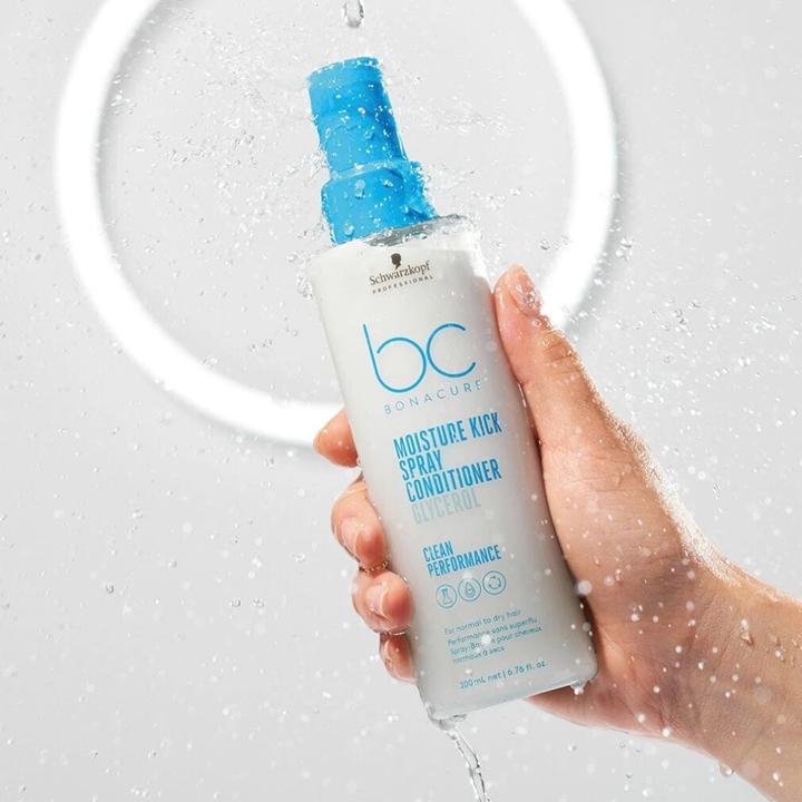 Actual product image Schwarzkopf Nourishing Balm Rinse Bonacure Moisture Kick Spray (200 ml)