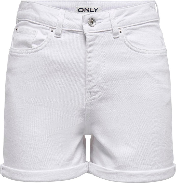 Only ONLJOSEPHINE Hohe Taille Normal geschnitten Jeans-Shorts Jeans-Shorts