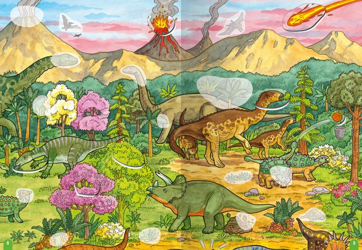 Image du produit Ravensburger Wimmeln, Rätseln, Stickern: Dinosaurier