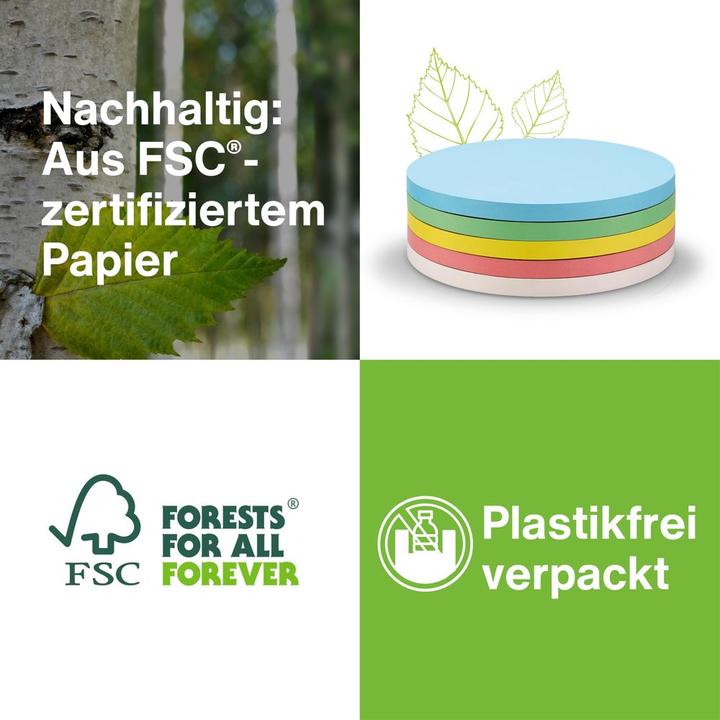 Produktbild Magnetoplan Moderationskarten - selbstklebend