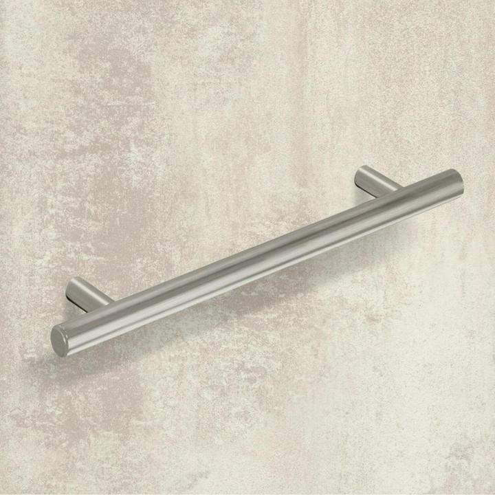 Productafbeelding Hettich Meubelgreep Hale staal roestvrij staal look geborsteld 480 mm Ø 12 mm