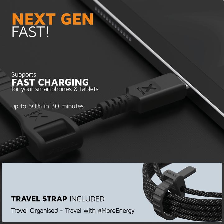 Actual product image Xtorm USB-A zu USB-C Kabel (1.50 m, 60 W)
