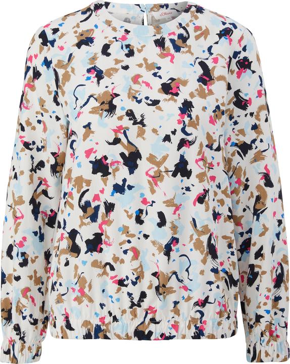 Immagine prodotto s.Oliver Bluse Viskosebluse in abstraktem Muster (46)