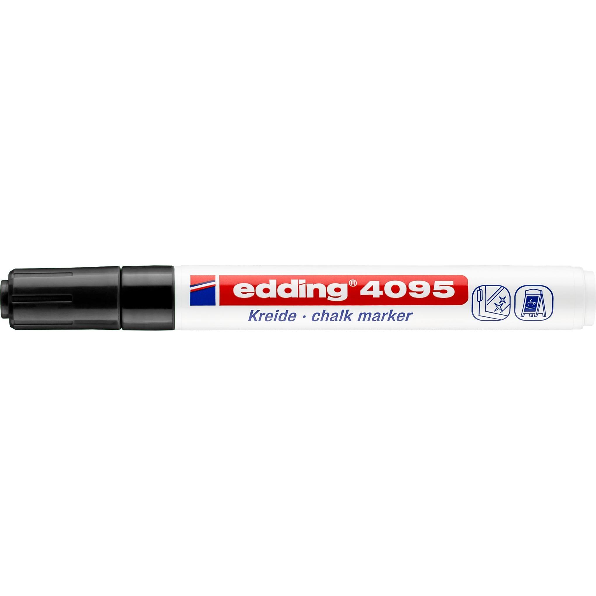 Edding, Marker, Window Marker 4095 (Schwarz, 3 mm, 10 x)