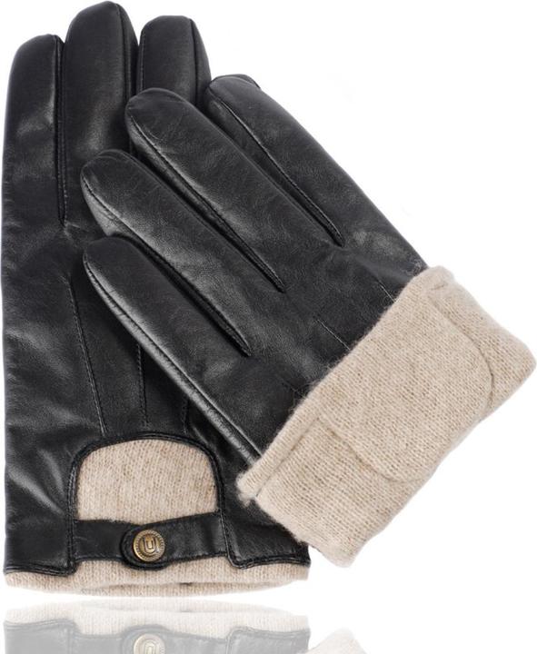 Productafbeelding Uunique Lederen Touchscreen Handschoenen - Heren (maat L/XL) (L, XL)