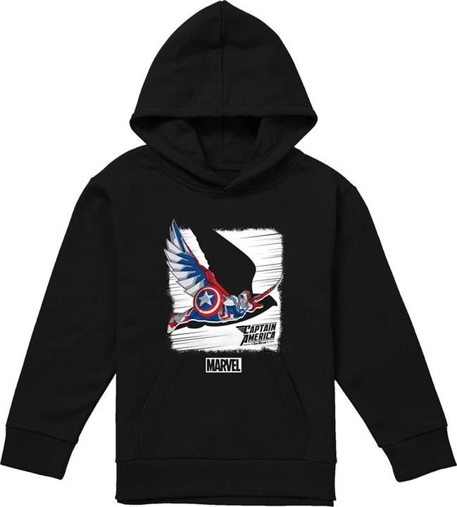 Produktbild Captain America Kapuzenpullover Zum Überziehen meliert (128)