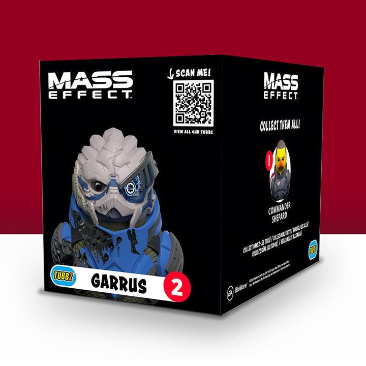 Actual product image Numskull TUBBZ Collectible Duck - Mass Effect Garrus in Box 9cm