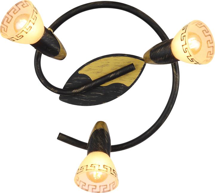 Image du produit Globo Projecteur NOVARA, patiné or, 5449-3 (E14)