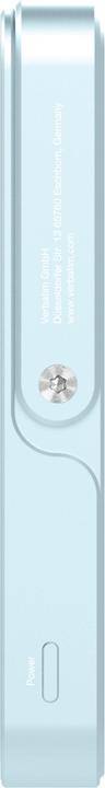 Actual product image Verbatim Charge ‘n’ Go Power Bank with Stand Magnetic Wireless 10000mAh - Blue (10000 mAh, 20 W, 37 Wh)