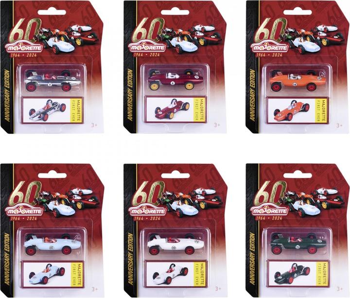 Produktbild Majorette Anniversary Edition First Ever, 6-sort.