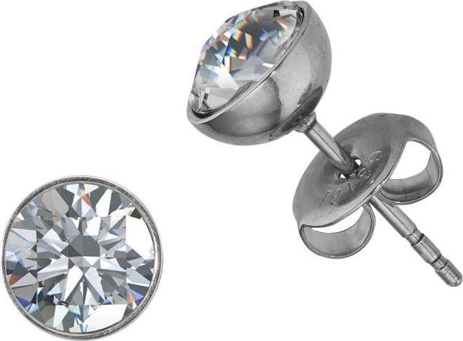 Image du produit Bijouteria Clous d'oreille (Acier inoxydable, Cristallin)