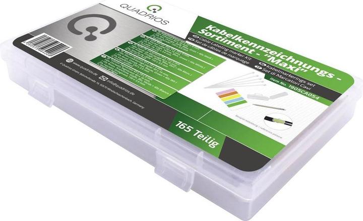 Quadrios 1905CA054 Cable marking assortment Mounting type Cable ties (150 mm, 165 pcs.)