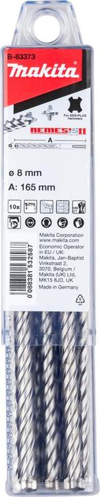 Produktbild Makita NEMESIS2 SDS+ Bohrer 8x165 10Stk (8 Millimeter)