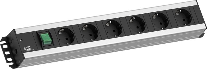 Produktbild Bachmann Verlängerungsschnur (6x, CEE 7/3, 2 m)