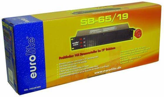 Actual product image Eurolite SB-65/19 CEE power distributor