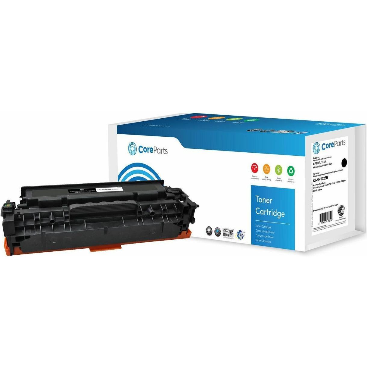 CoreParts, Toner, QI-HP1026B Tonerkartusche (e) Kompatibel (BK)