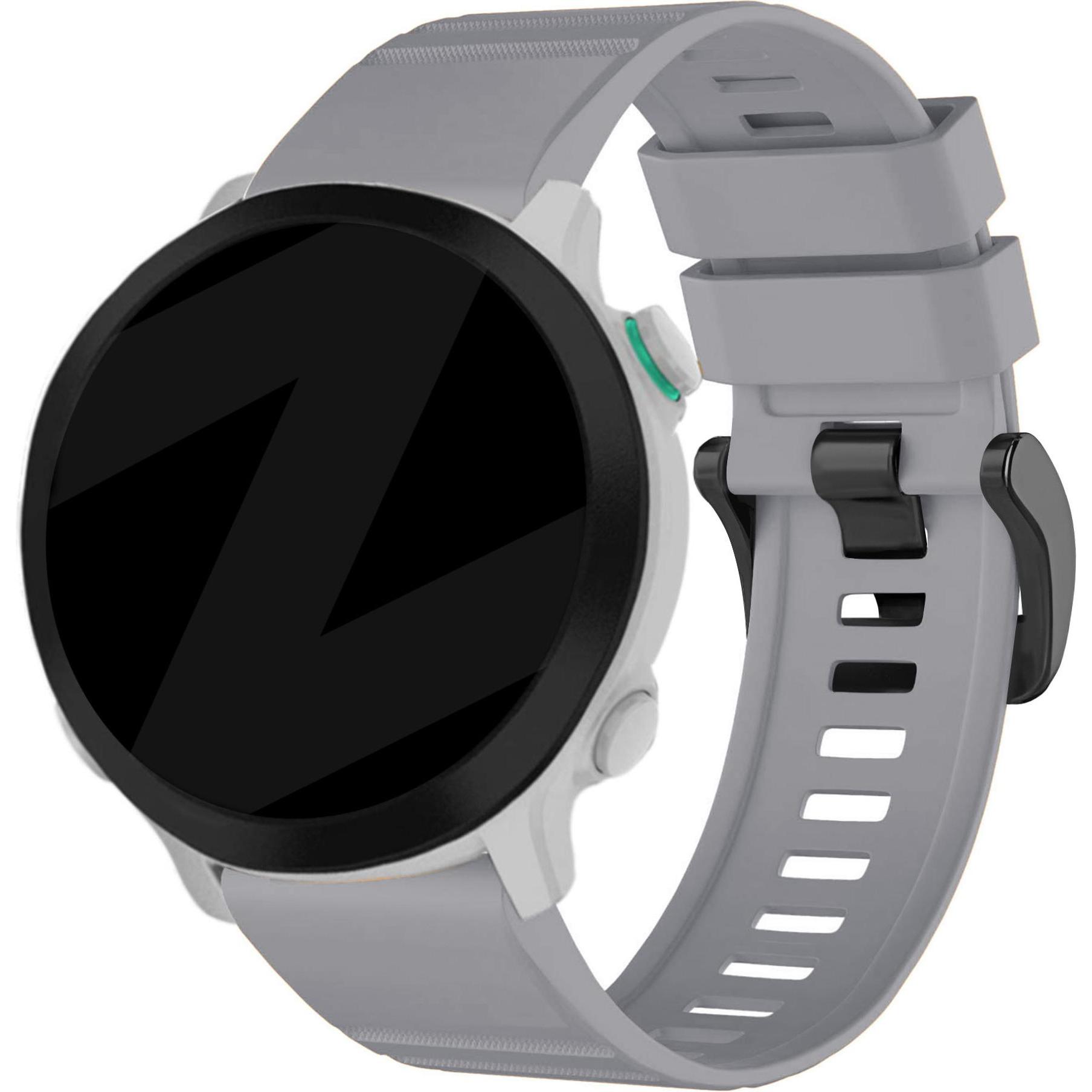 Bandz Silikonarmband (Silikon, fenix 5), Uhrenarmband, Grau