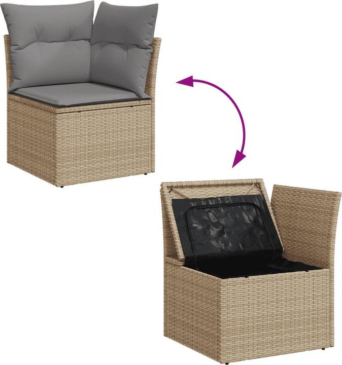 Immagine prodotto vidaXL Set da giardino con cuscini