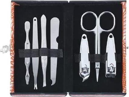 Bifull Maniküre-Kit 7 Stück Waagen Orange Schwarz Weiss Standard