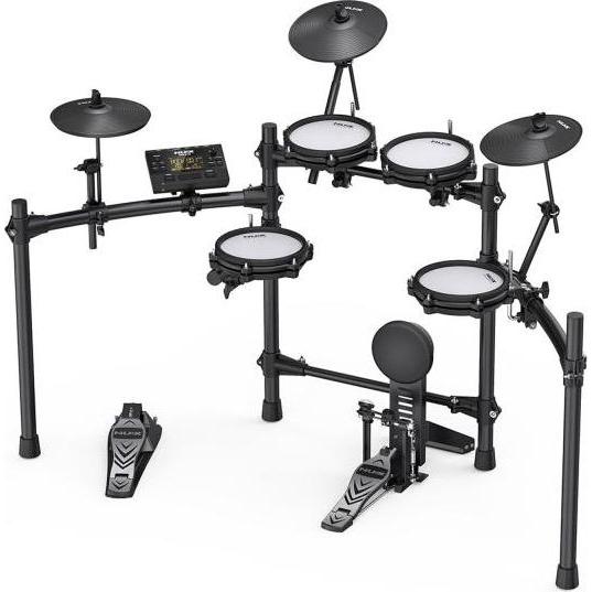 NUX DM-210 Digital Drumset Schwarz (E-Drum), Schlagzeug, Schwarz