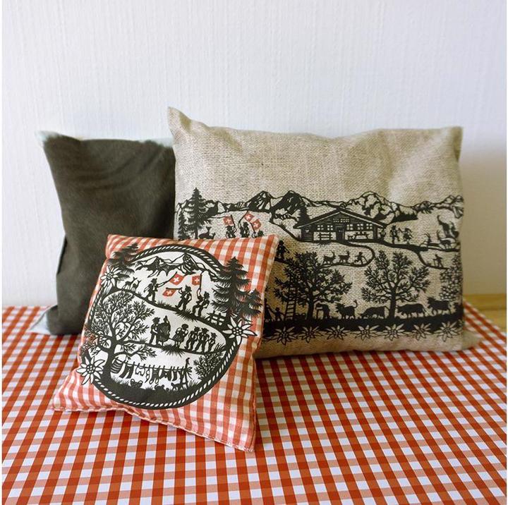 Produktbild Trendform Kissen Arve 14 cm x 14 cm, Rot (14 x 14 cm)
