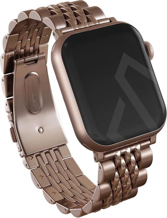 Burga Apple Watch Metal Bandje - Chic Royal - Roségold - 42 mm / 44 mm / 45 mm / 49 mm (304 Edelstahl)