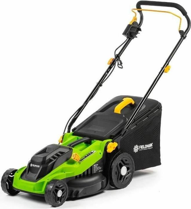 Fieldmann FZR 2037-E / Elektro-Rasenmäher / 1600 W / Schnittbreite 38 cm / Korb 42 l / bis zu 800 m2 (Netzbetrieb)