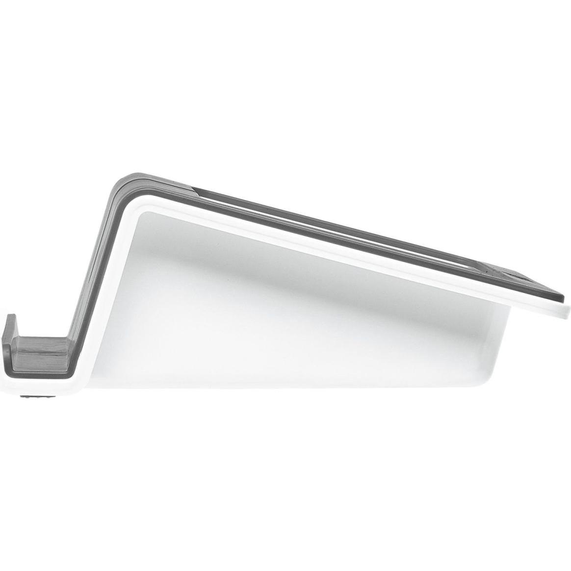 Thumbnail - Han Tabletständer UP Tablet Stand mit Soft-Grip Oberfläche und Kabelhalterung dunkelgrau-weiss, Tablet Halterung, Grau