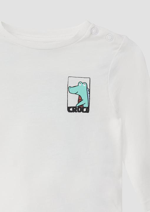 Produktbild S.Oliver T-Shirt Weiches Longsleeve mit Front- und Rückenprint (86)