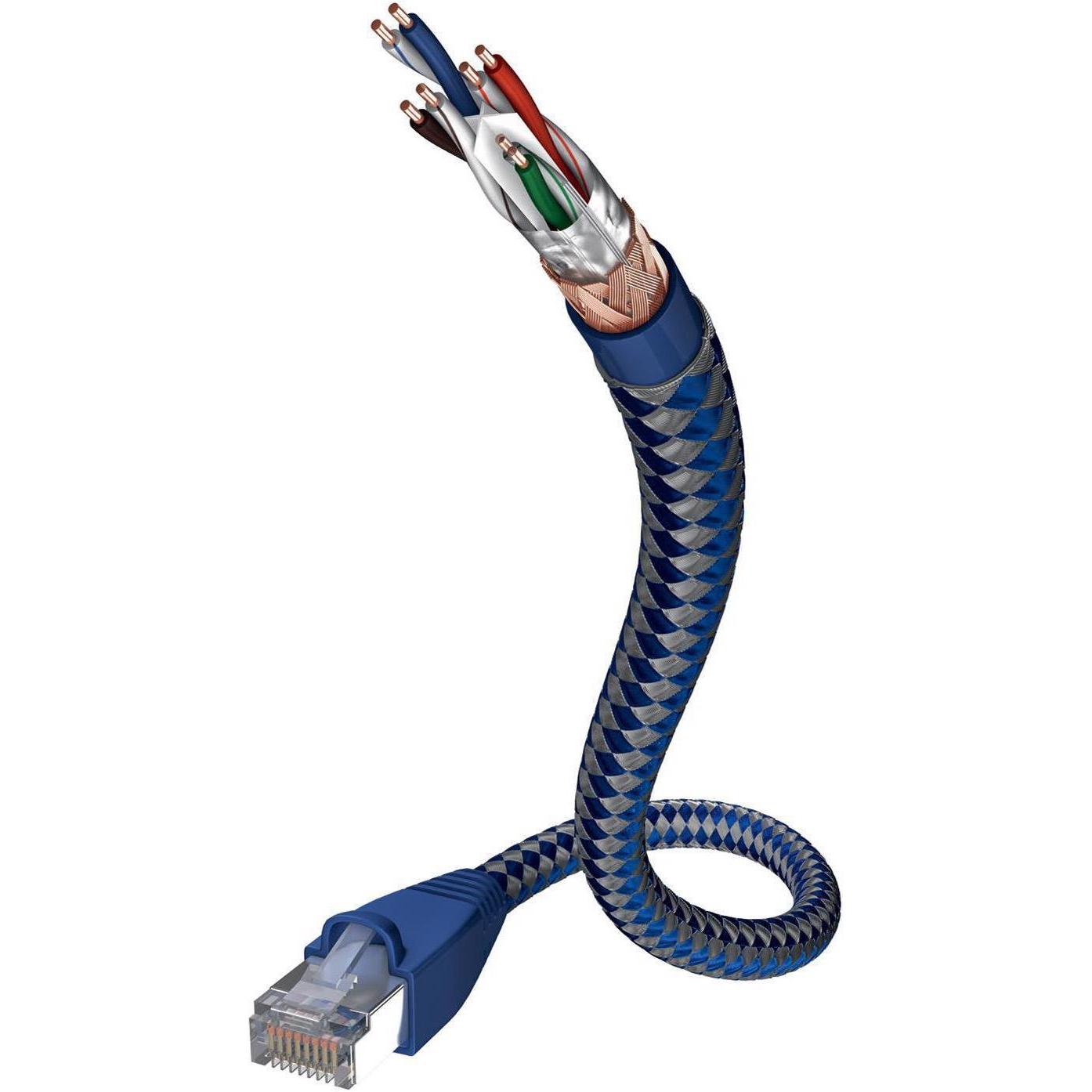 Inakustik in-akustik Premium Netzwerkkabel CAT6 RJ45 3M (SF/UTP, CAT6, 3 m), Netzwerkkabel