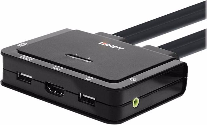 Produktbild Lindy 2 Port, HDMI, USB Type C, USB 2.0 & Audio Cable, KVM Switch