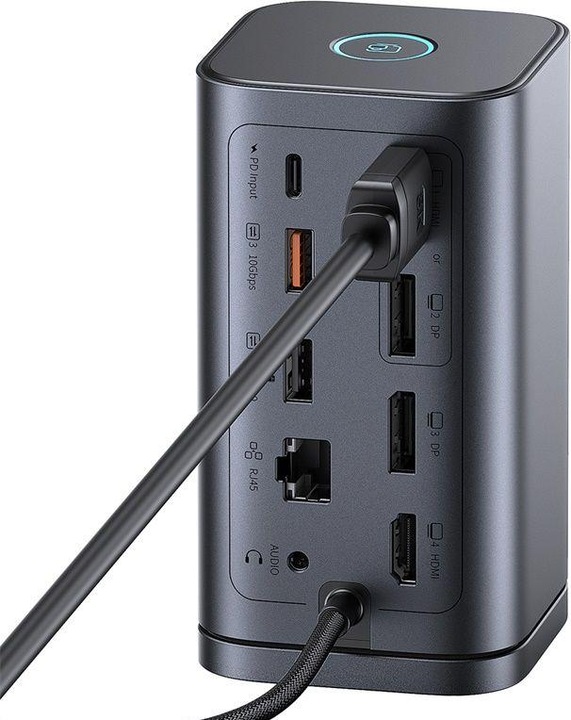 Image du produit Baseus Station d'accueil Spacemate 11-en-1 (USB-C, 11 Ports)