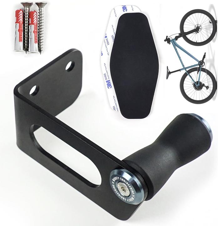 Image du produit Mighty Engineering Fahrrad Wandhalterung Vertikal für Rennrad & MTB