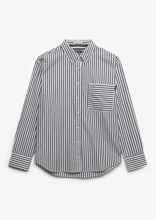 Immagine prodotto Superdry Poplin Langarmhemd mit lockerer Passform (L, M)