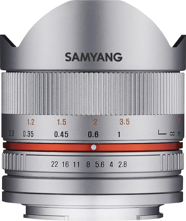 Samyang 8mm f/2.8 II - Fujifilm X (Silver) (Fujinon XF, APS-C / DX)