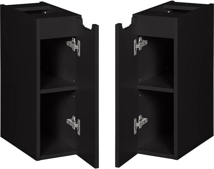 Produktbild En.Casa Waschtisch Skelbolu 100x60x40 cm Schwarz
