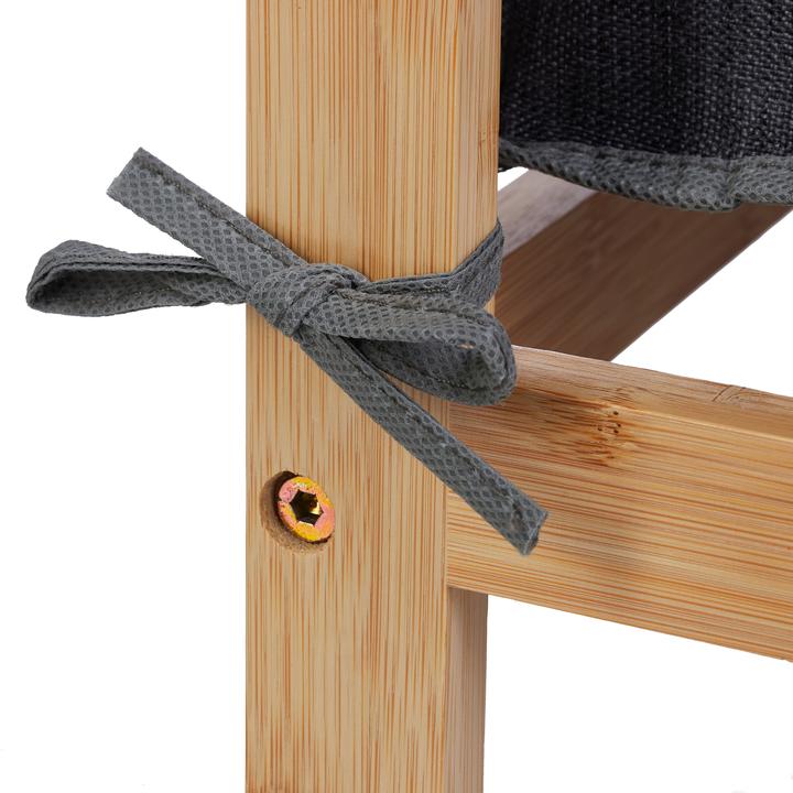 Actual product image Relaxdays Laundry basket shelf
