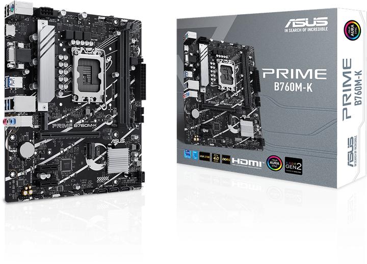 Produktbild ASUS PRIME B760M-K (LGA 1700, Intel B760, mATX)