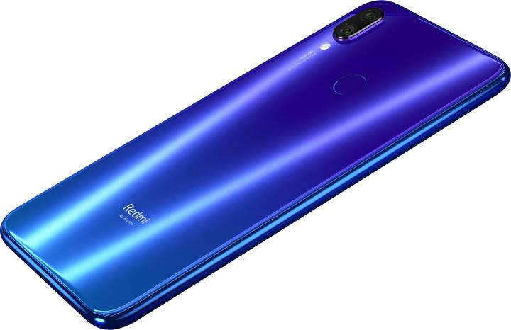 Actual product image Xiaomi Redmi Note 7 (64 GB, Blue, 6.30", Hybrid Dual SIM, 4G)