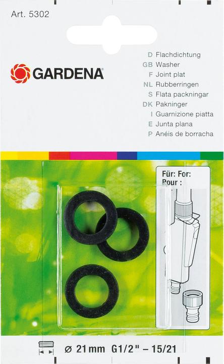 Actual product image Gardena Flat gasket