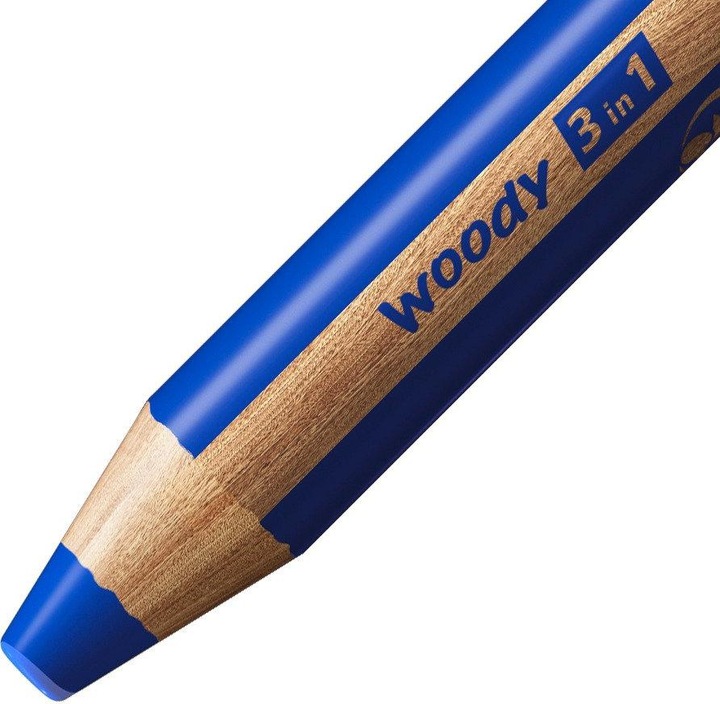 Actual product image STABILO woody 3 in 1 coloured pencil (Ultramarine blue, 1 x)