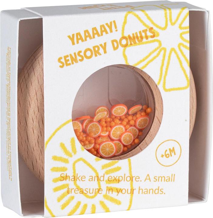 Actual product image Petit Boum Sensorikdonut Orangen